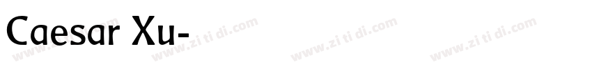 Caesar Xu字体转换